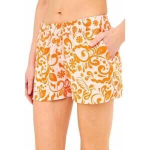 NEW HIHO printed ginger short in chalk bird print